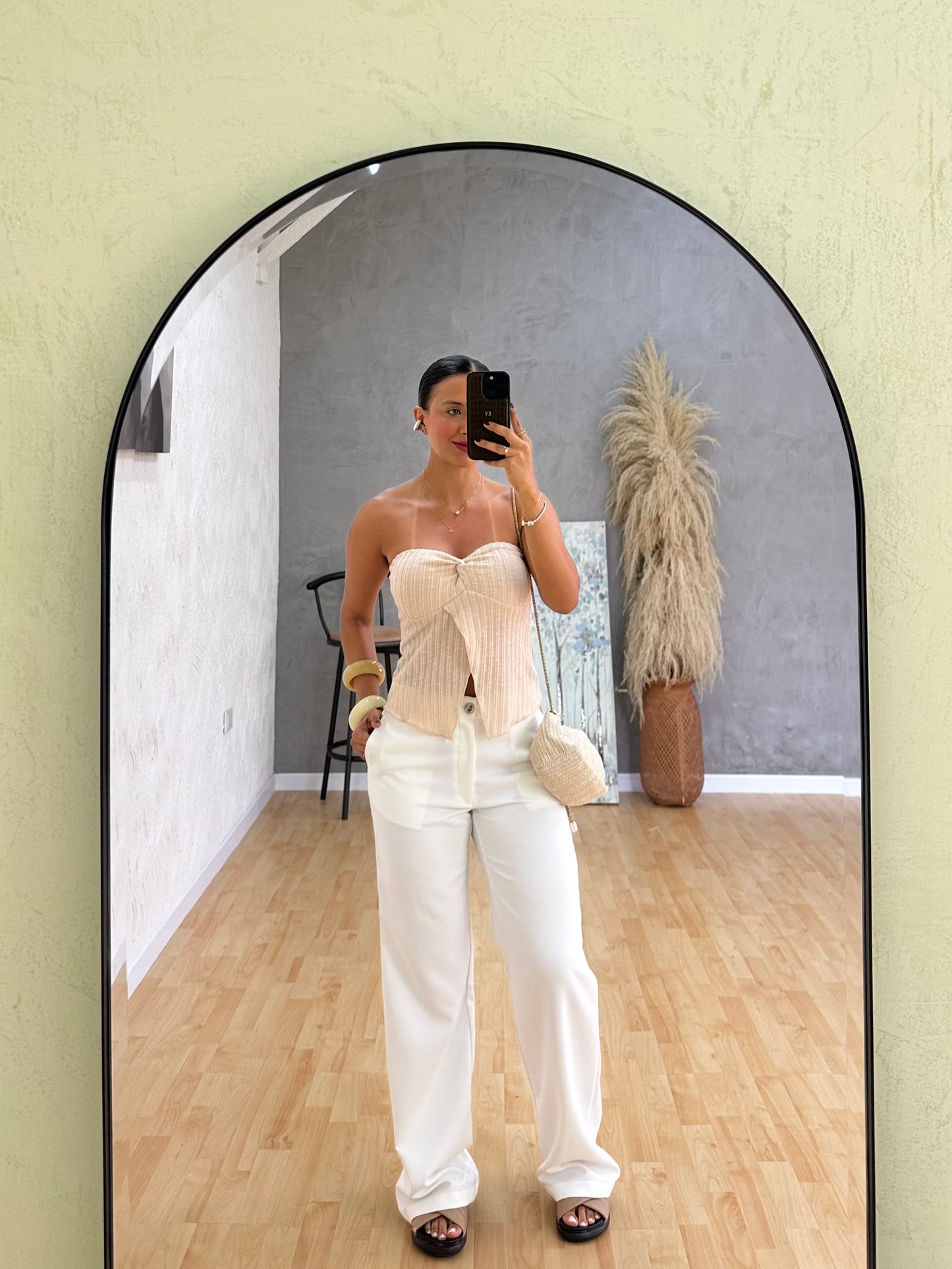 Pantalón Palmira Marfil