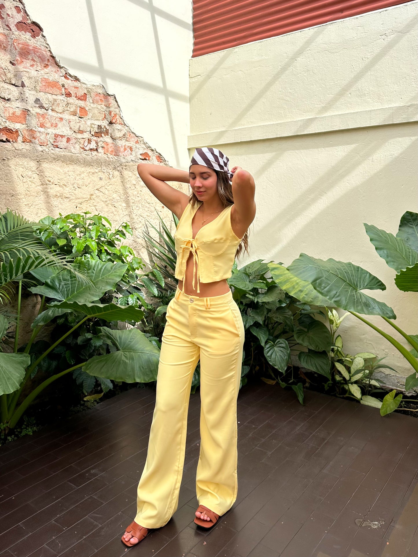 Pantalón Palmira Amarillo