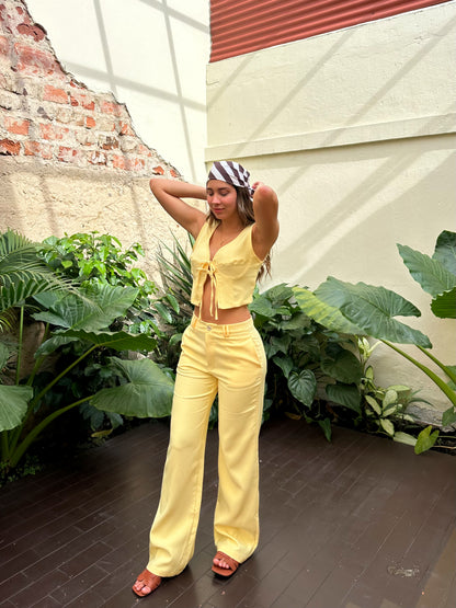 Pantalón Palmira Amarillo