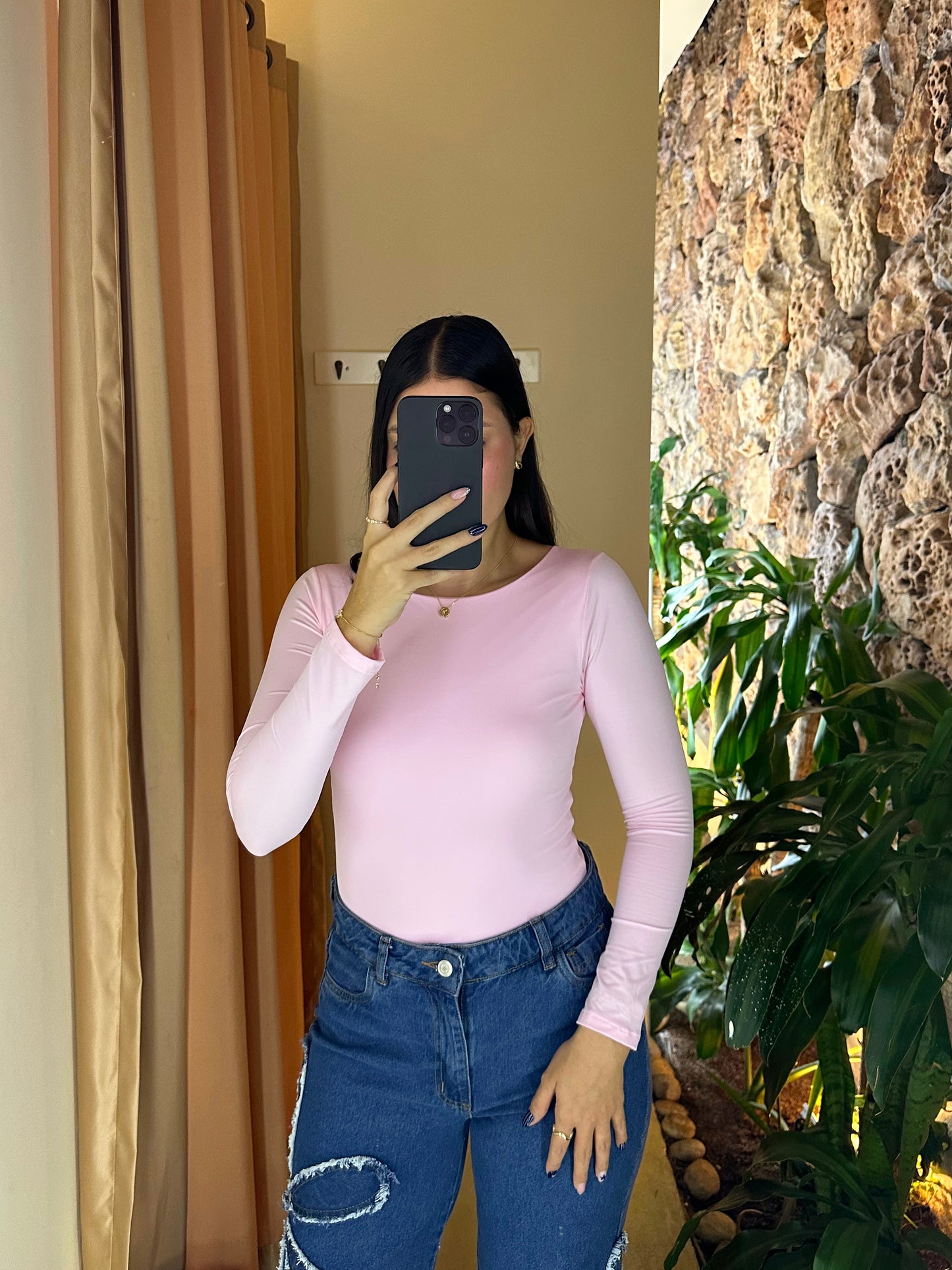 Blusa Lena Rosada