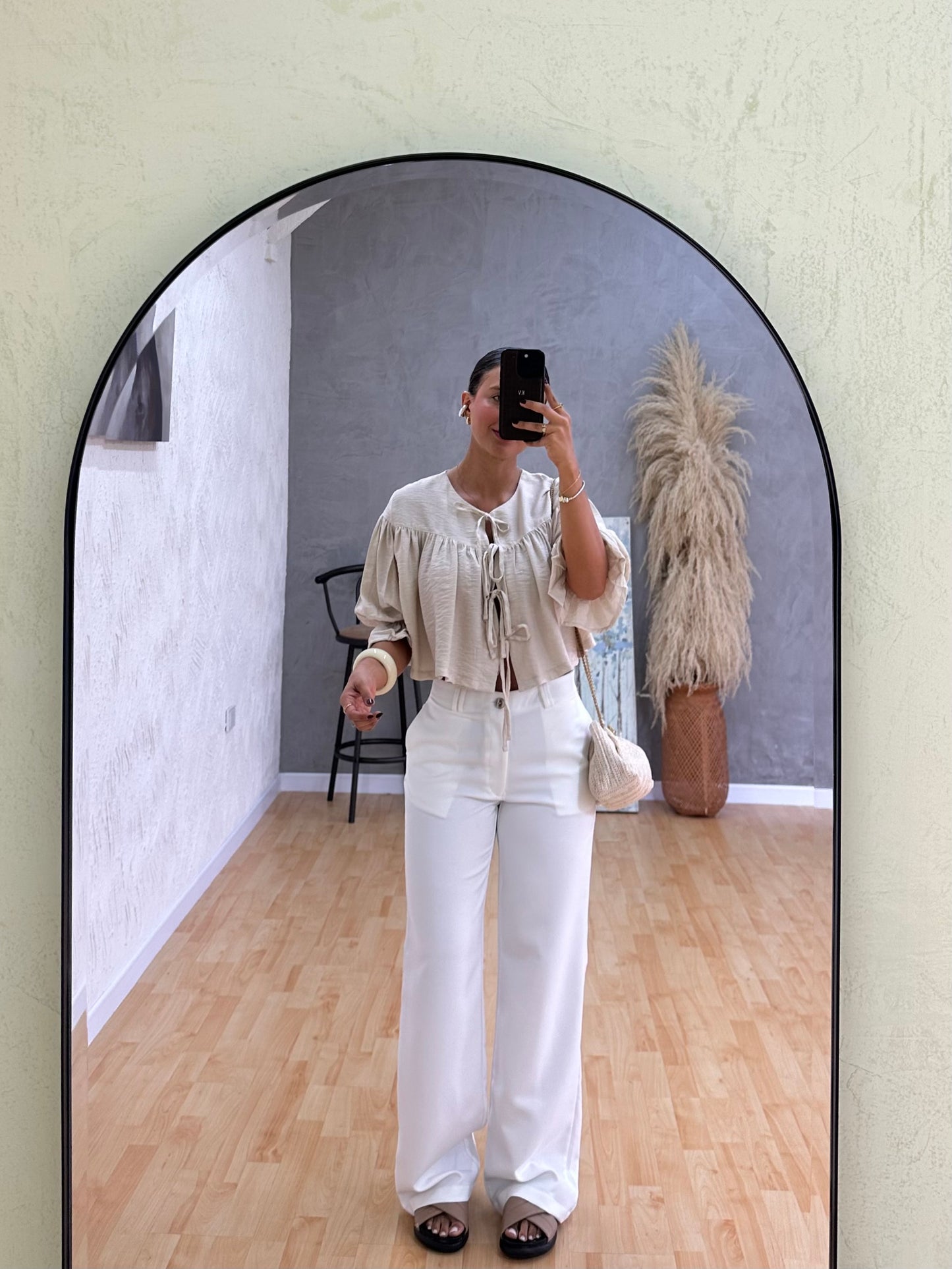 Pantalón Palmira Marfil