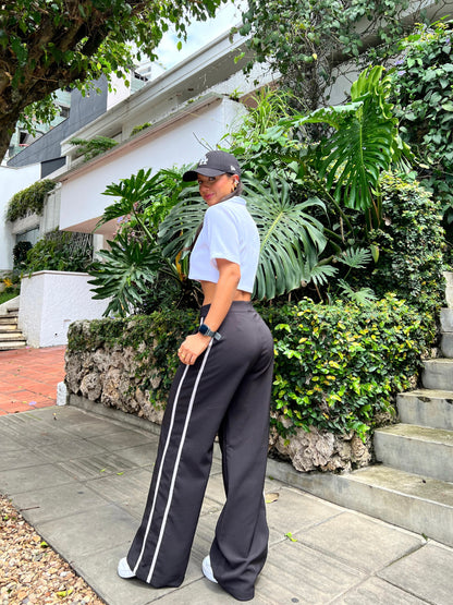 Pantalón Suecia Negro/Gris