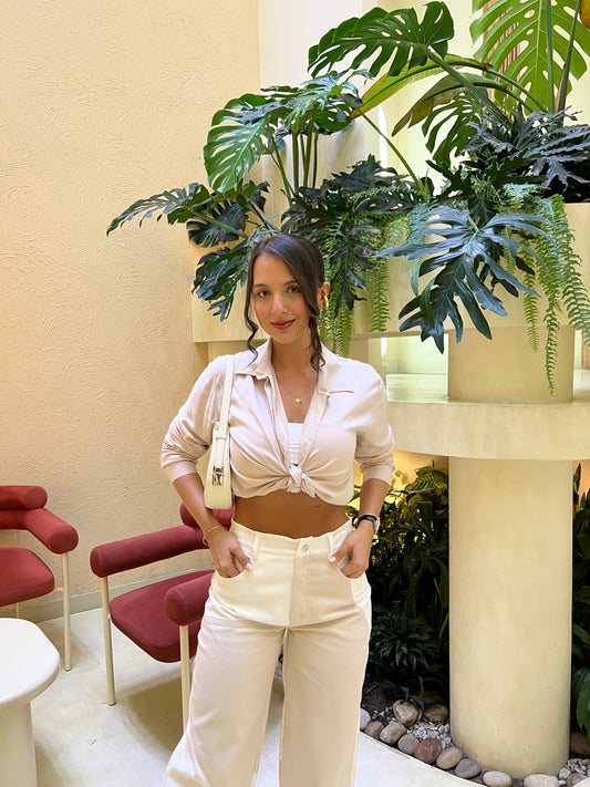 Camisera Aurora Beige