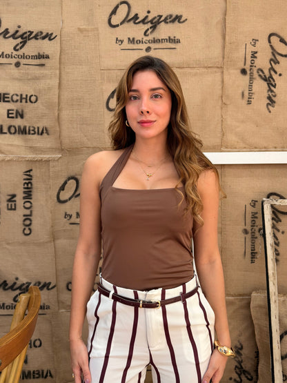 Blusa Canela Café