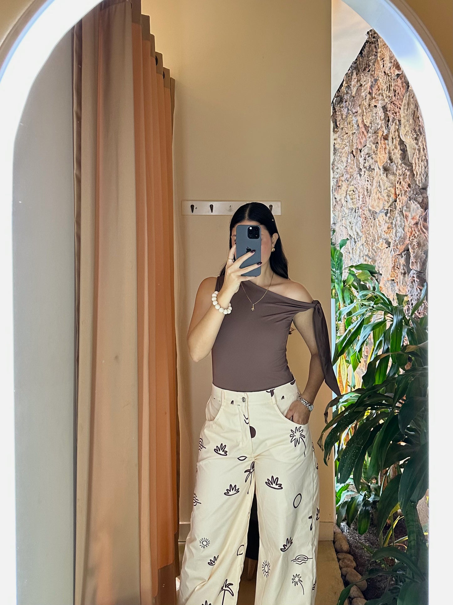 Blusa Jazmín Café