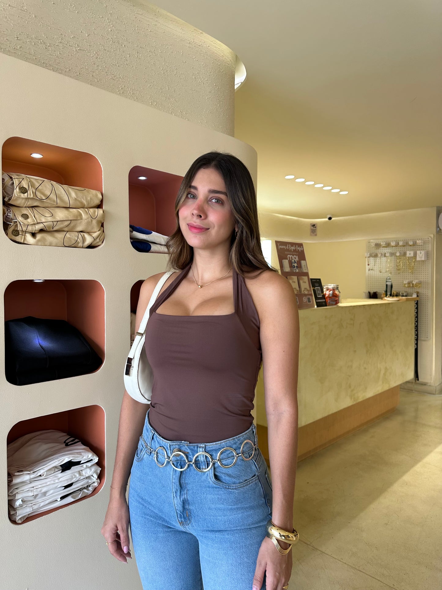 Blusa Noa Café