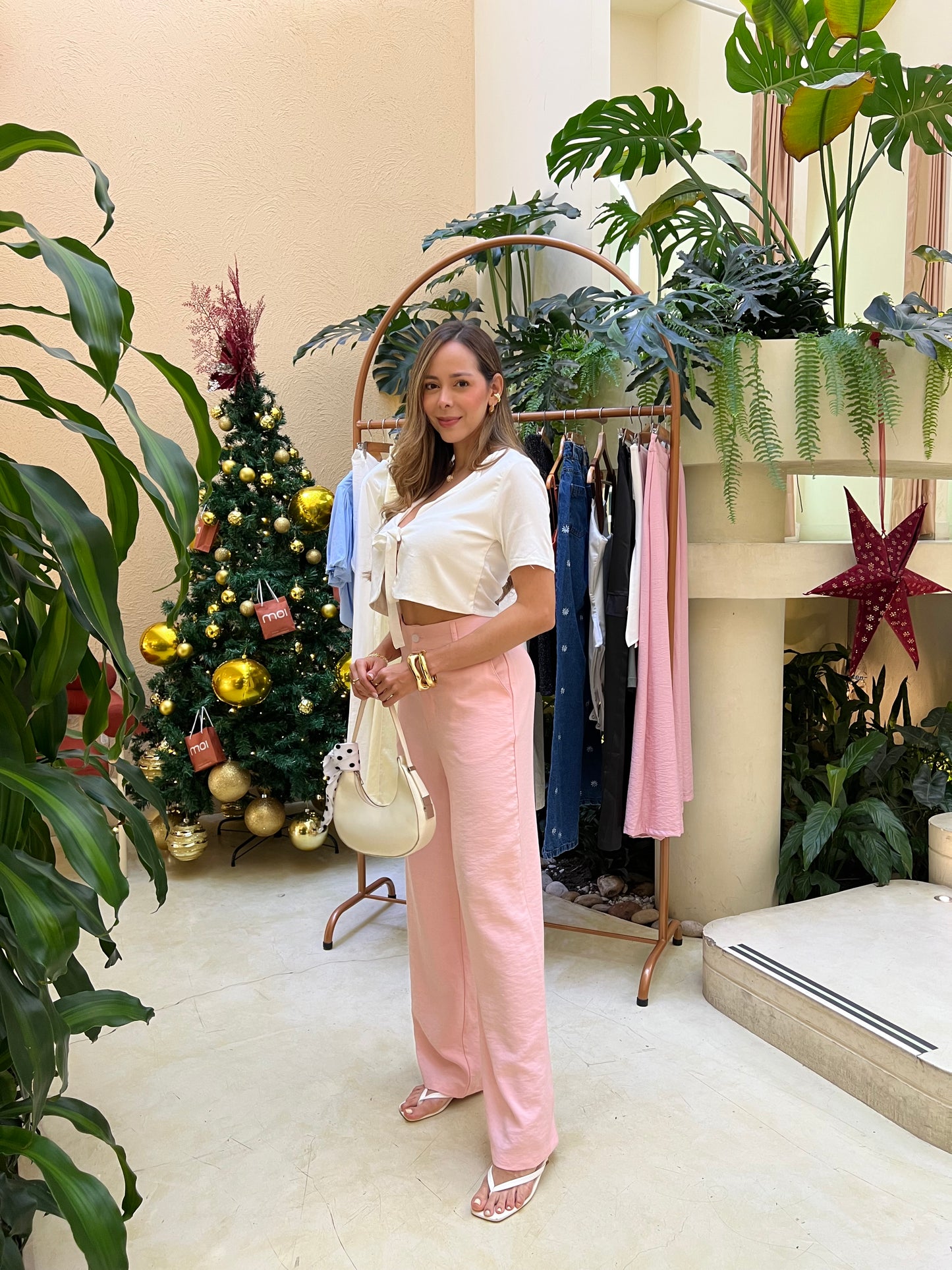 Blusa Cristine Marfil