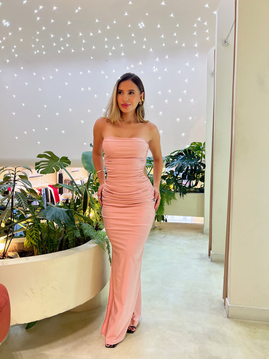 Vestido Zafiro Palo Rosa