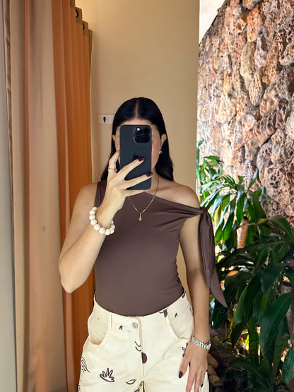 Blusa Jazmín Café