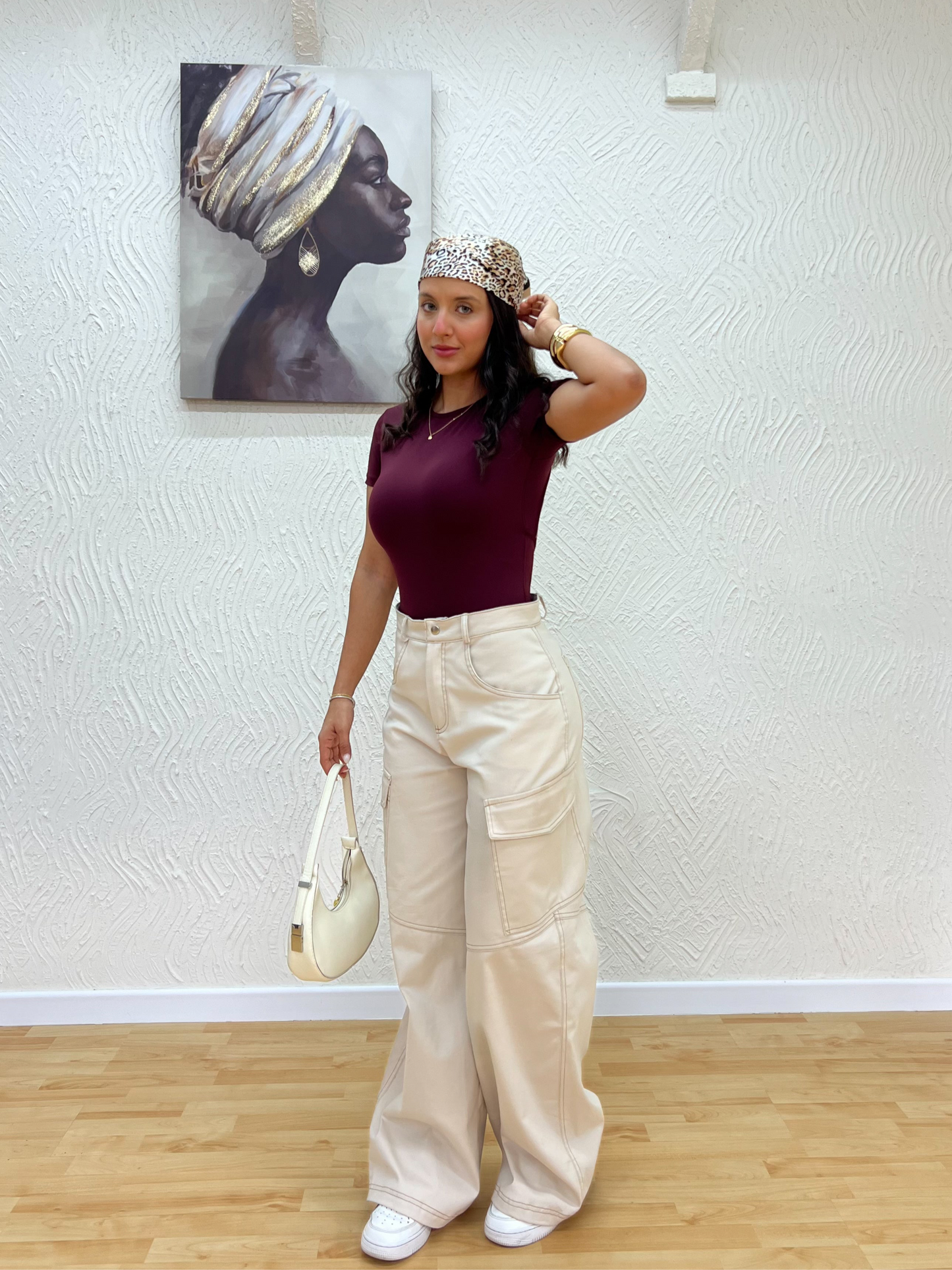 Pantalón Cargo Milán Beige