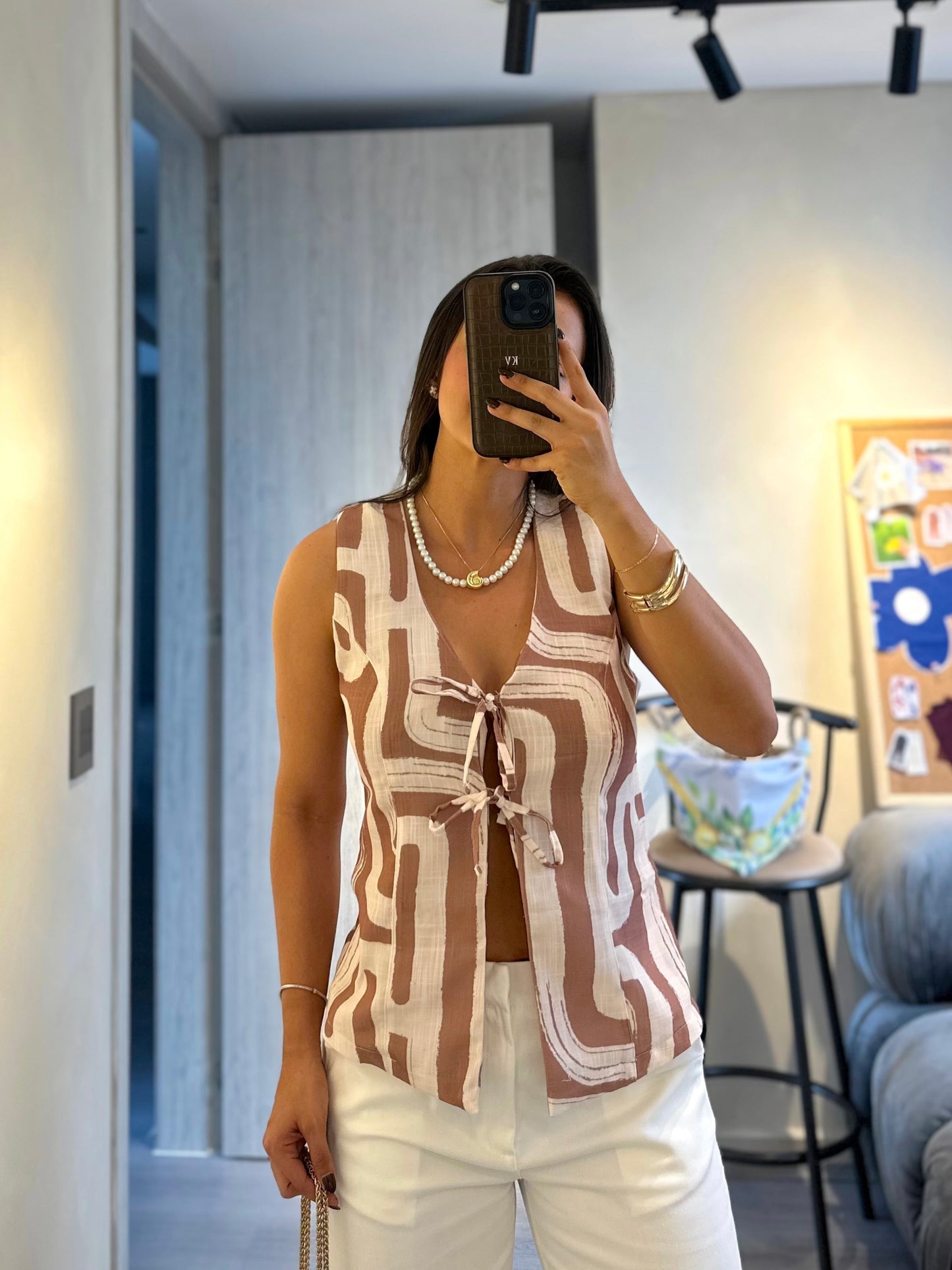Blusa Paulina Taupe