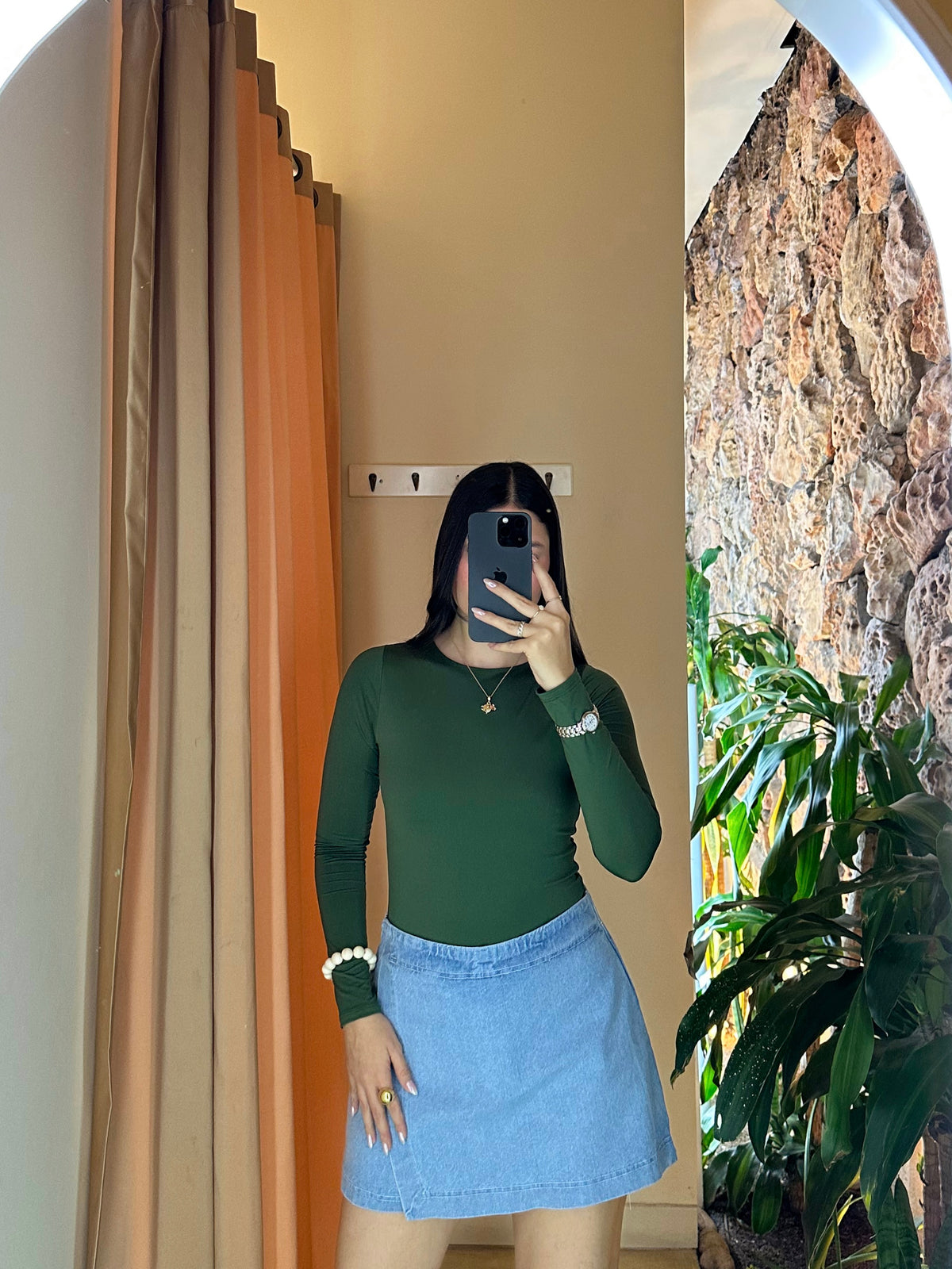 Body Violeta Verde