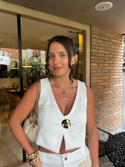Chaleco Marquesa Blanco