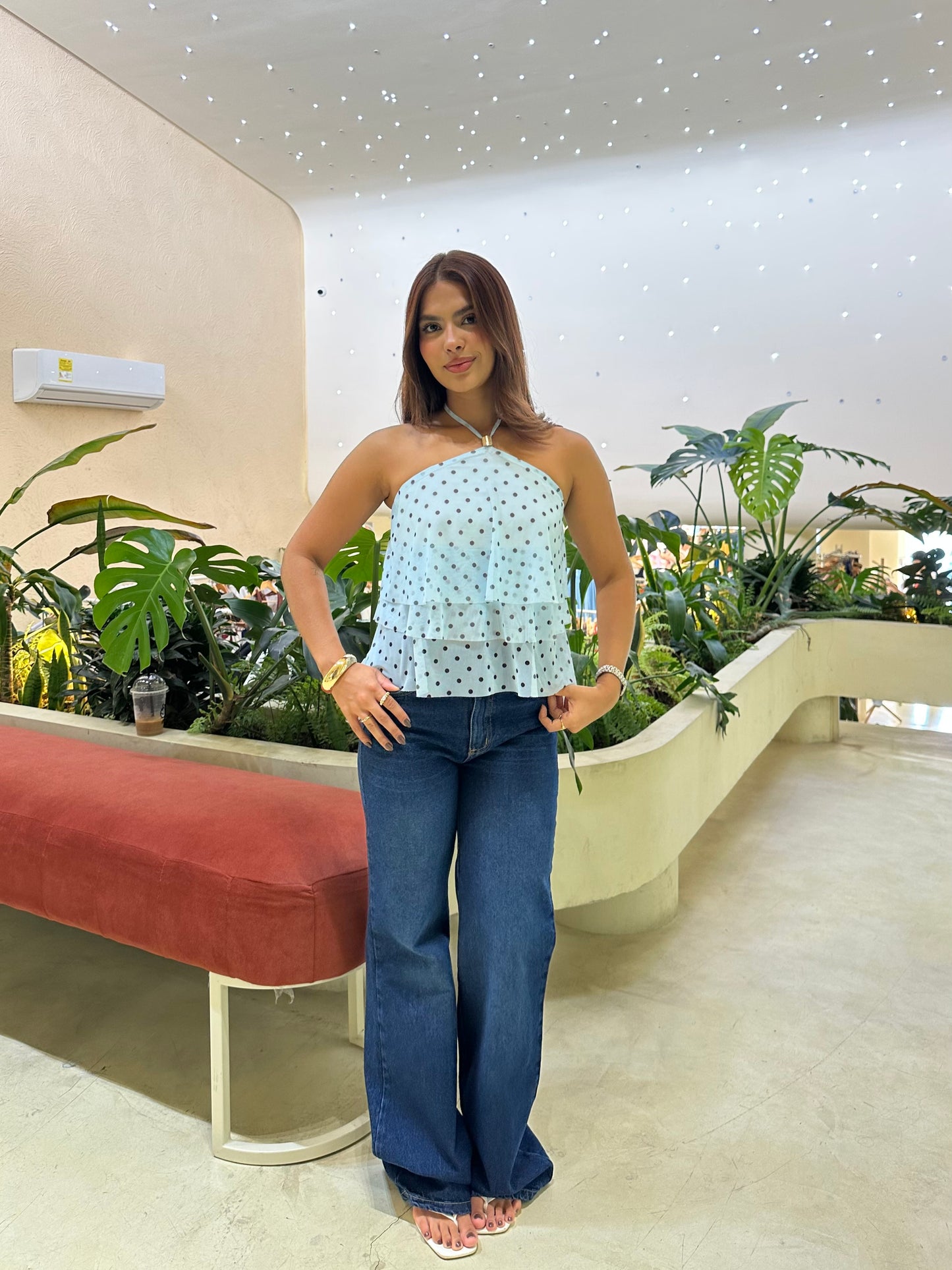 Blusa Lira Celeste