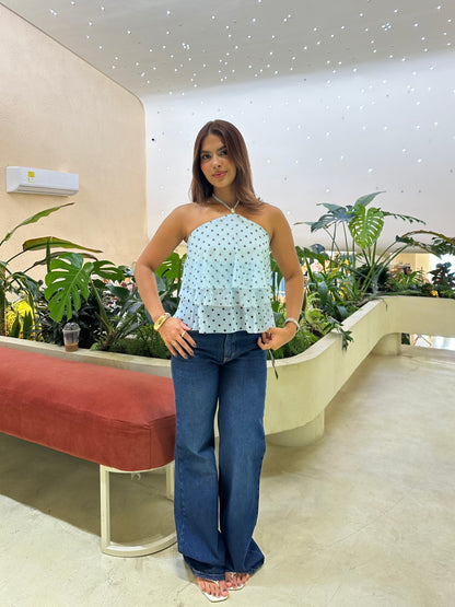 Blusa Lira Celeste