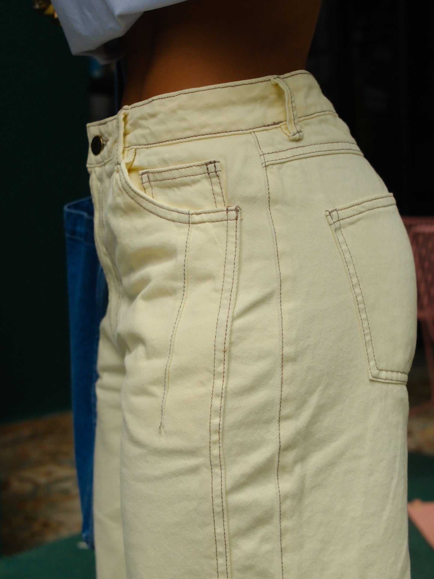 Jean Atlanta Butter Yellow