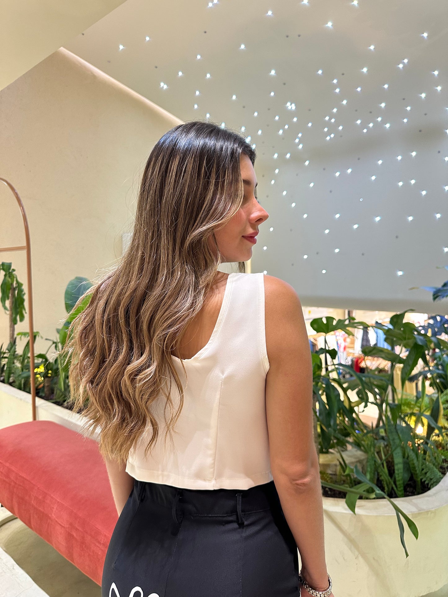 Blusa Olivia Marfil