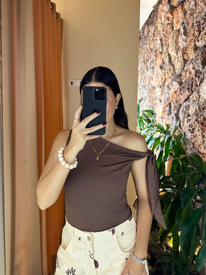 Blusa Jazmín Café