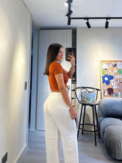 Pantalón Moscú Marfil