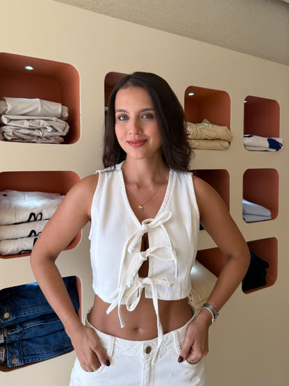 Chaleco Pandora Marfil