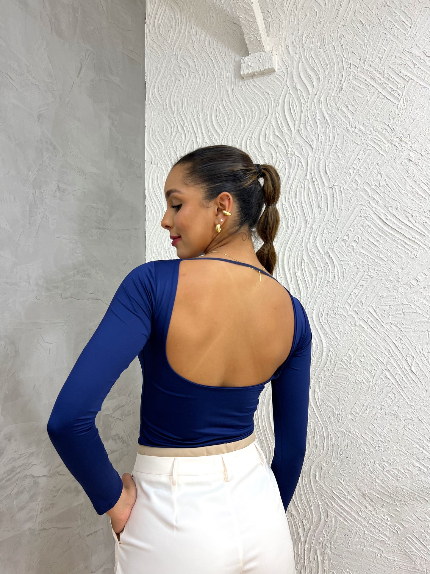 Blusa Lena Azul