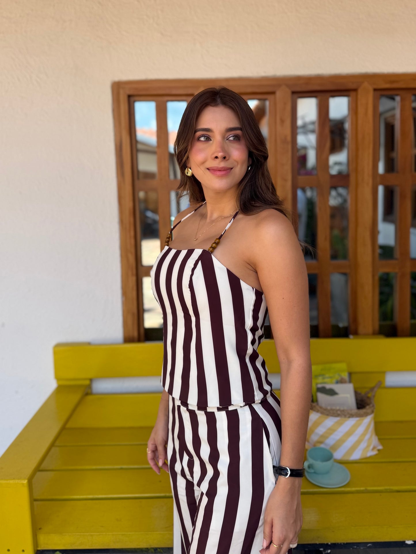 Blusa Andino Café