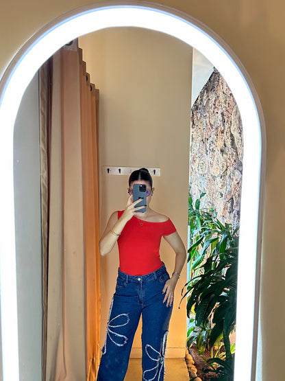 Body Capri Rojo