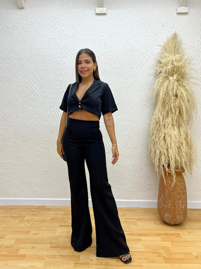 Pantalón Bota Campana Negro