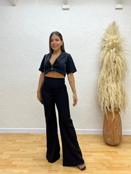 Pantalón Bota Campana Negro