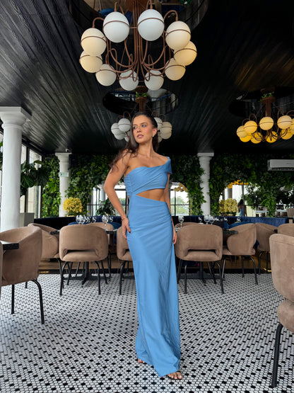 Vestido Ópalo Celeste