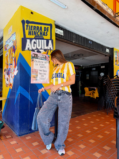 Camiseta La Nuestra Rayas