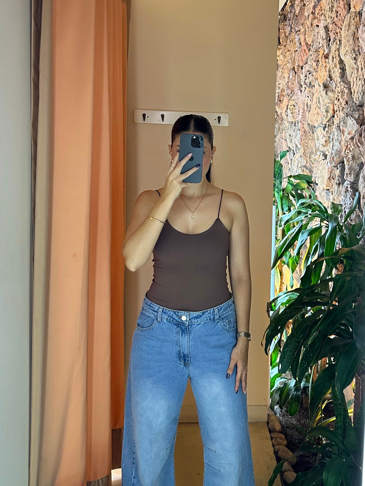 Blusa Elena Café