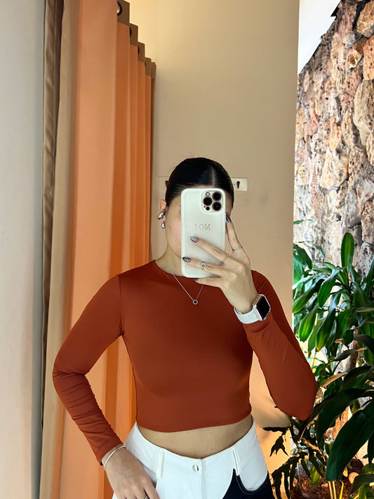 Blusa Amalfi Terracota