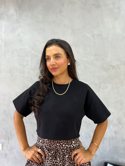 Camiseta Over Moi  Negra